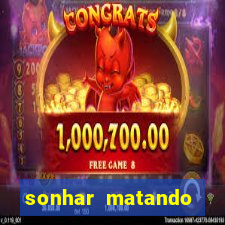 sonhar matando porco jogo do bicho